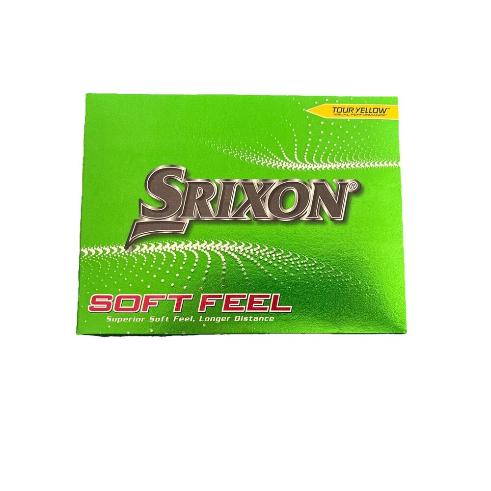 Srixon Soft Feel Tour Yellow 6 Golf Balls New